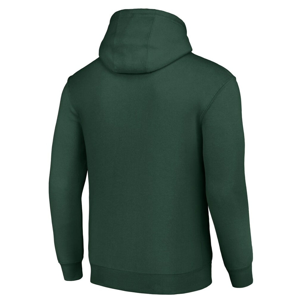 Green Bay Packers Starter Unisex Half Ball Team Fleece Pullover Hoodie Green