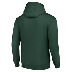 Green Bay Packers Starter Unisex Half Ball Team Fleece Pullover Hoodie Green