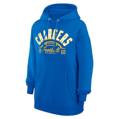 Los Angeles Chargers Starter Unisex Half Ball Team Fleece Pullover Hoodie Royal