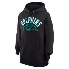 Miami Dolphins Starter Unisex Half Ball Team Fleece Pullover Hoodie Black