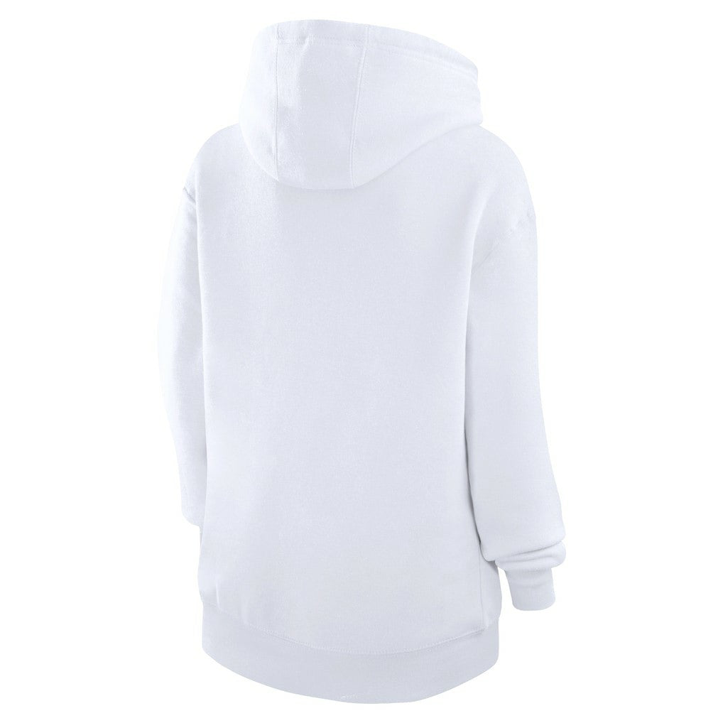 Denver Broncos Starter Unisex Half Ball Team Fleece Pullover Hoodie White