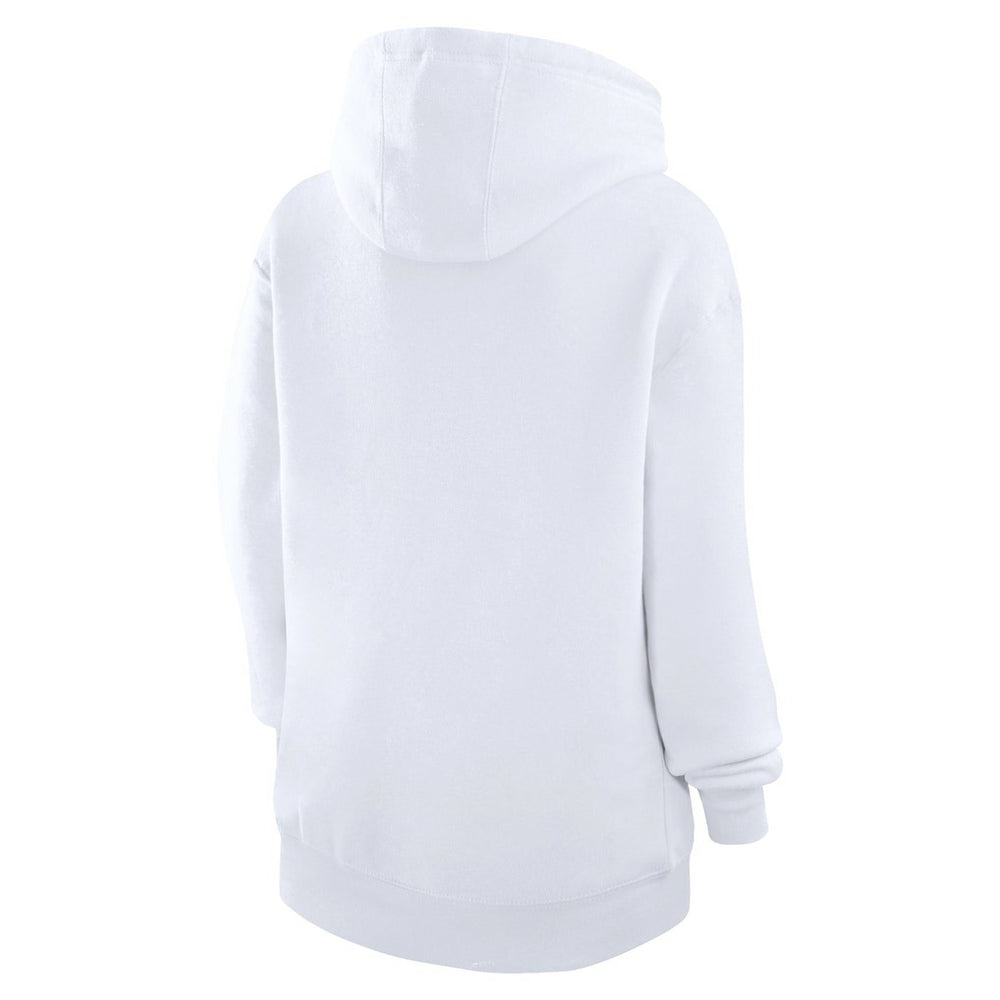 Miami Dolphins Starter Unisex Half Ball Team Fleece Pullover Hoodie White