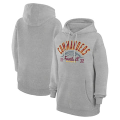 Washington Commanders Starter Unisex Half Ball Team Fleece Pullover Hoodie Heather Gray