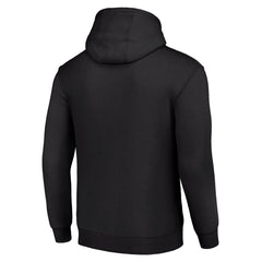 Green Bay Packers Starter Unisex Color Scratch Fleece Pullover Hoodie Black