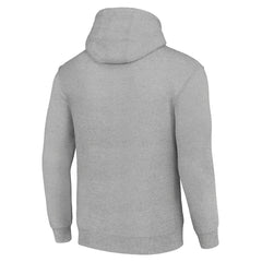 Philadelphia Eagles Starter Unisex Color Scratch Fleece Pullover Hoodie Heather Gray