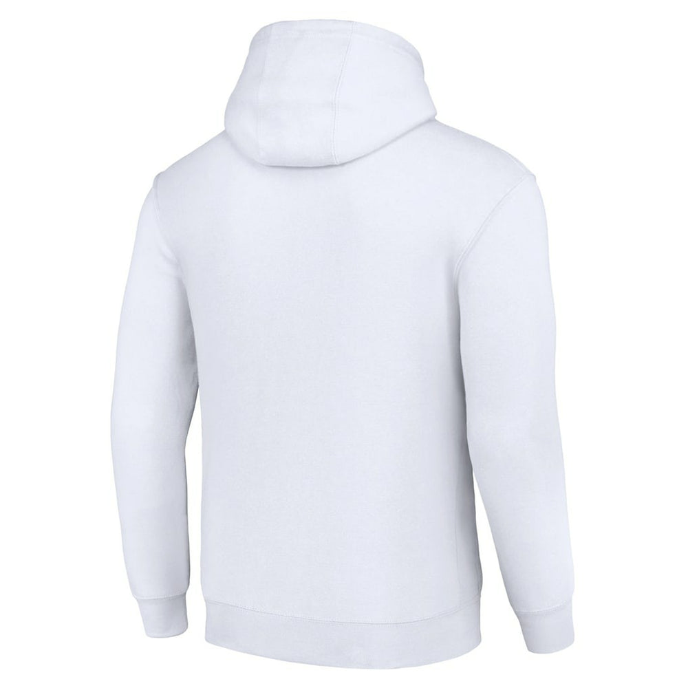 Chicago Bears Starter Unisex Color Scratch Fleece Pullover Hoodie White