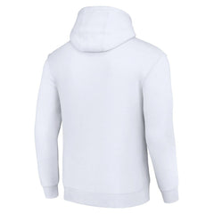 Minnesota Vikings Starter Unisex Color Scratch Fleece Pullover Hoodie White