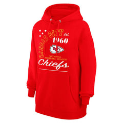 Kansas City Chiefs Starter Unisex Arch Team Fleece Pullover Hoodie Red