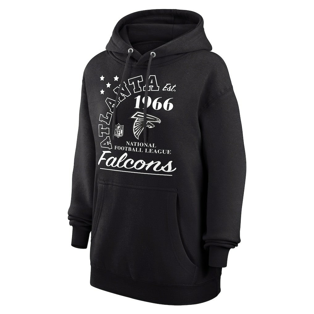 Atlanta Falcons Starter Unisex Arch Team Fleece Pullover Hoodie Black