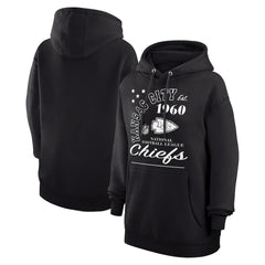 Kansas City Chiefs Starter Unisex Arch Team Fleece Pullover Hoodie Black