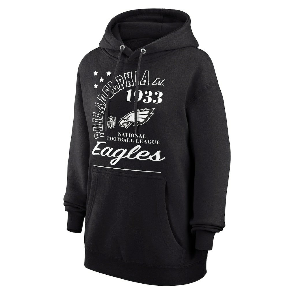 Philadelphia Eagles Starter Unisex Arch Team Fleece Pullover Hoodie Black
