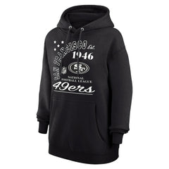San Francisco 49ers Starter Unisex Arch Team Fleece Pullover Hoodie Black