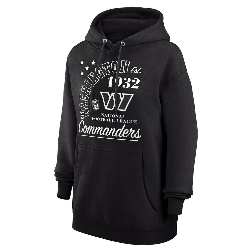 Washington Commanders Starter Unisex Arch Team Fleece Pullover Hoodie Black