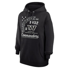Washington Commanders Starter Unisex Arch Team Fleece Pullover Hoodie Black