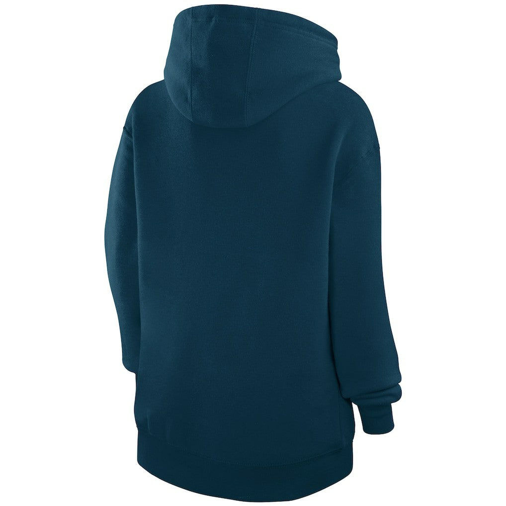 Chicago Bears G-III 4Her by Carl Banks Women's City Graphic Team Fleece Pullover Hoodie Navy