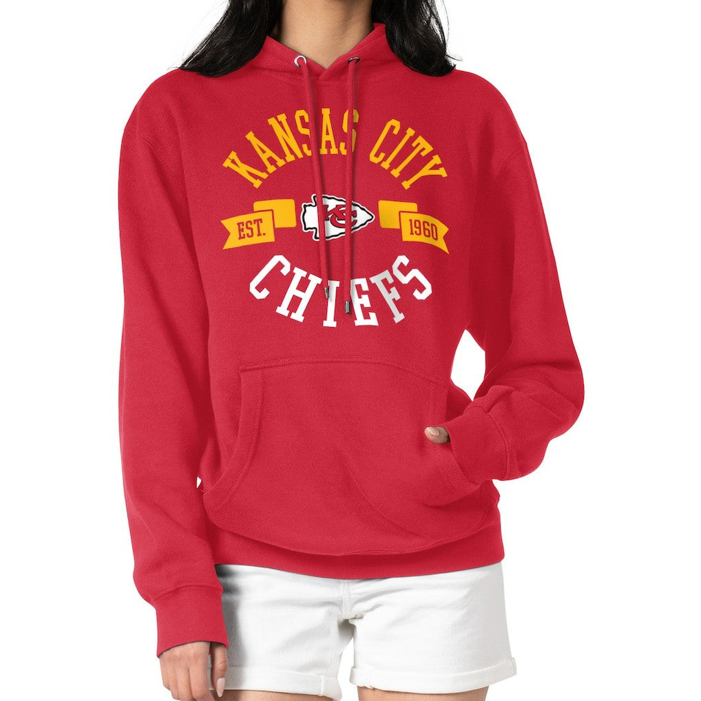 Kansas City Chiefs G-III 4Her by Carl Banks Women's City Graphic Team Fleece Pullover Hoodie Red