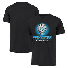 Carolina Panthers '47 Sugar Skull T-Shirt Black