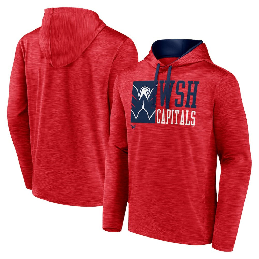 NHL Washington Capitals Fanatics Never Quit Pullover Hoodie - Red