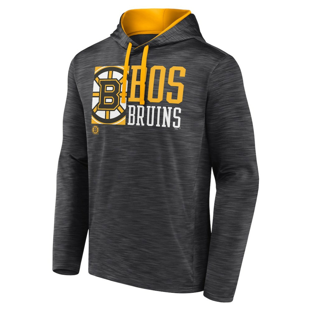NHL Boston Bruins Fanatics Never Quit Pullover Hoodie - Charcoal