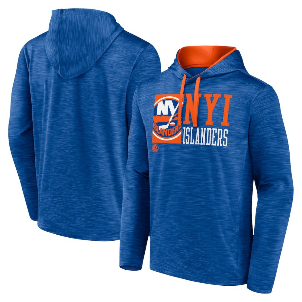 NHL New York Islanders Fanatics Never Quit Pullover Hoodie - Royal
