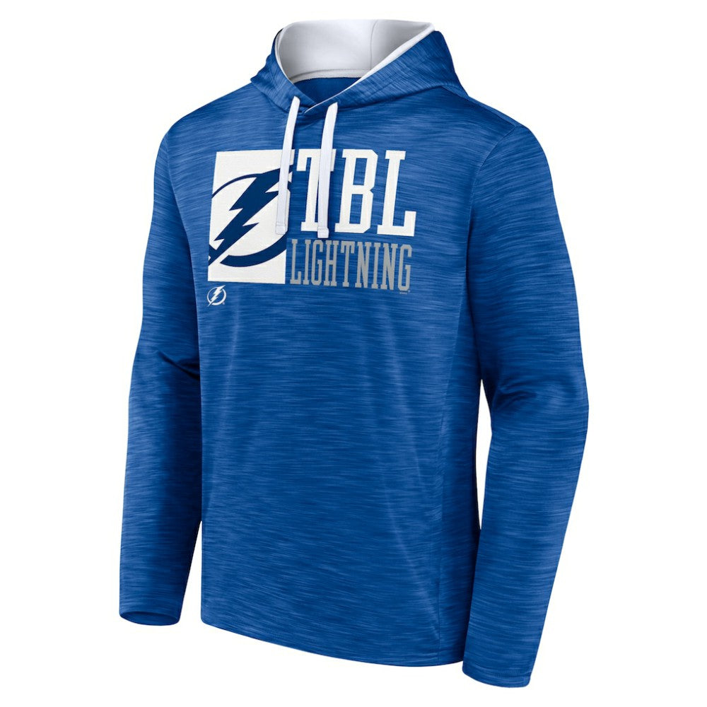 NHL Tampa Bay Lightning Fanatics Never Quit Pullover Hoodie - Blue