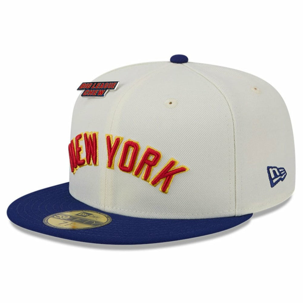 New York Yankees New Era Big League Chew Original 59FIFTY Fitted Hat - White Hats