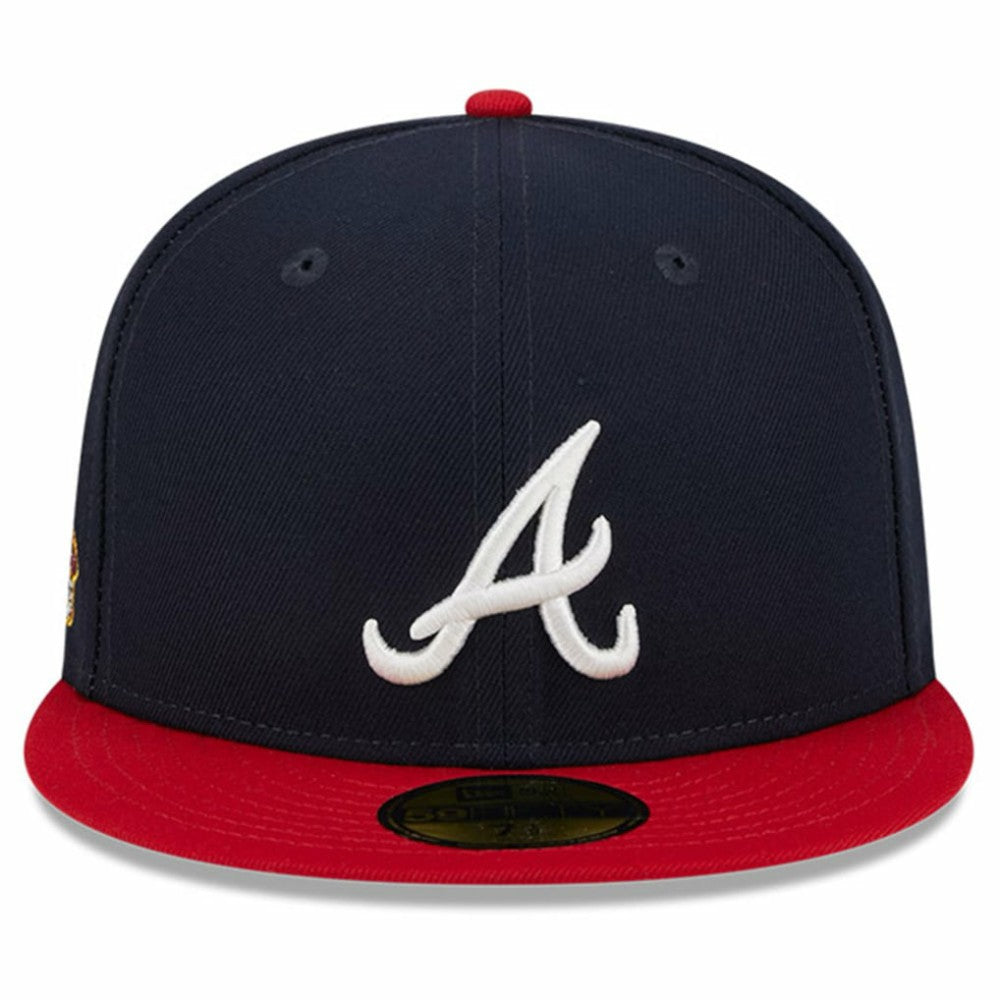 Atlanta Braves New Era Big League Chew Team 59FIFTY Fitted Hat - Navy Hats