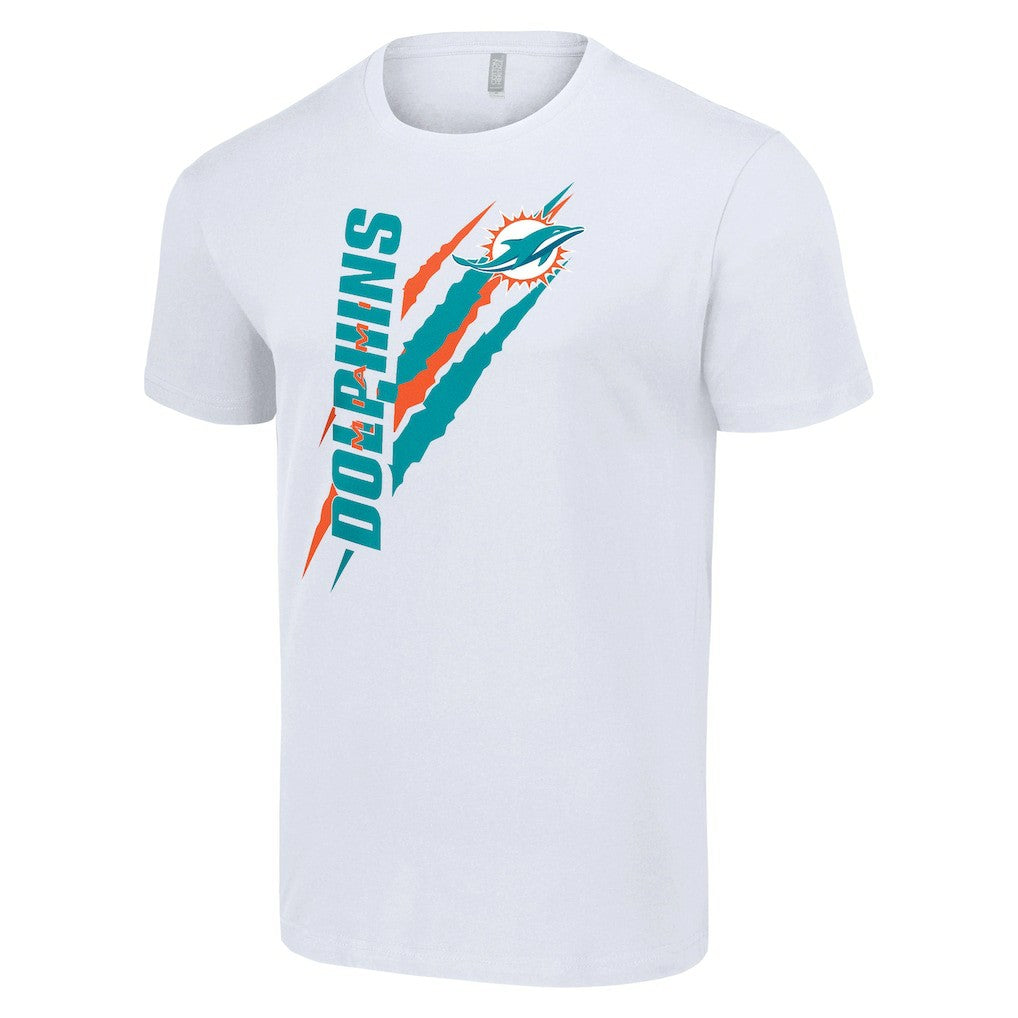Miami Dolphins Starter Color Scratch T-Shirt White