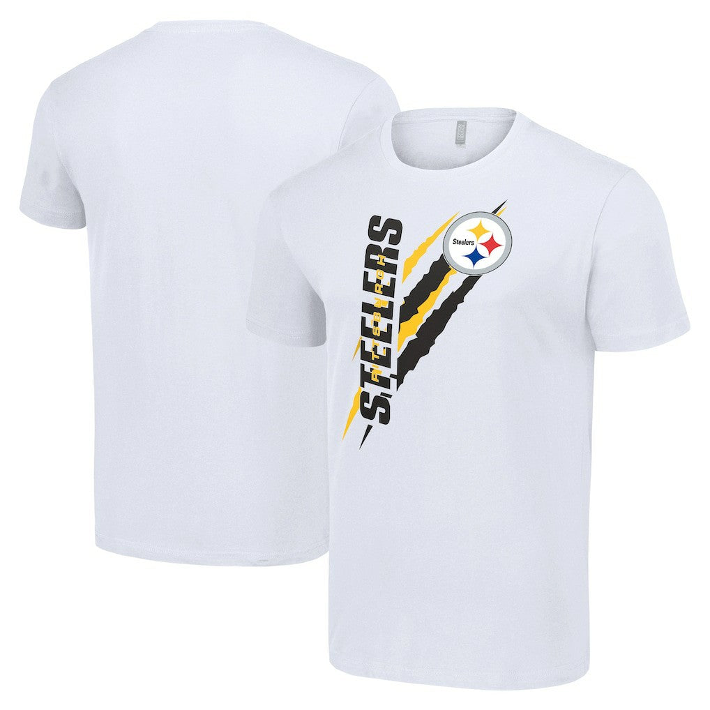 Pittsburgh Steelers Starter Color Scratch T-Shirt White