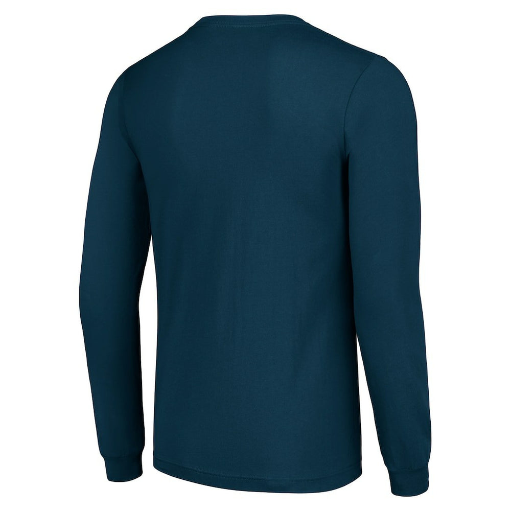 Chicago Bears Starter Half Ball Team Long Sleeve T-Shirt Navy