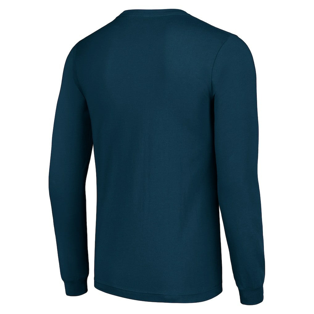 Dallas Cowboys Starter Half Ball Team Long Sleeve T-Shirt Navy
