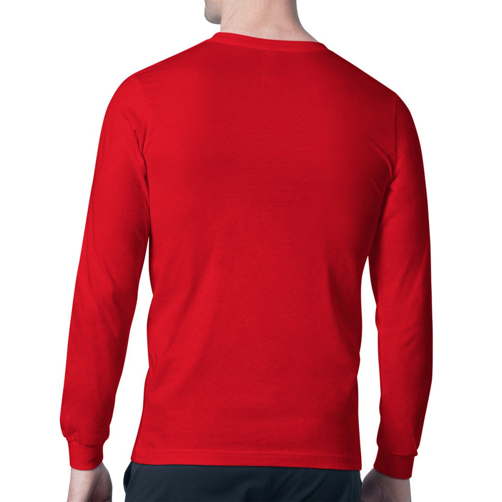 Houston Texans Starter Color Scratch Long Sleeve T-Shirt Red