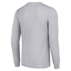 Pittsburgh Steelers Starter Color Scratch Long Sleeve T-Shirt Heather Gray