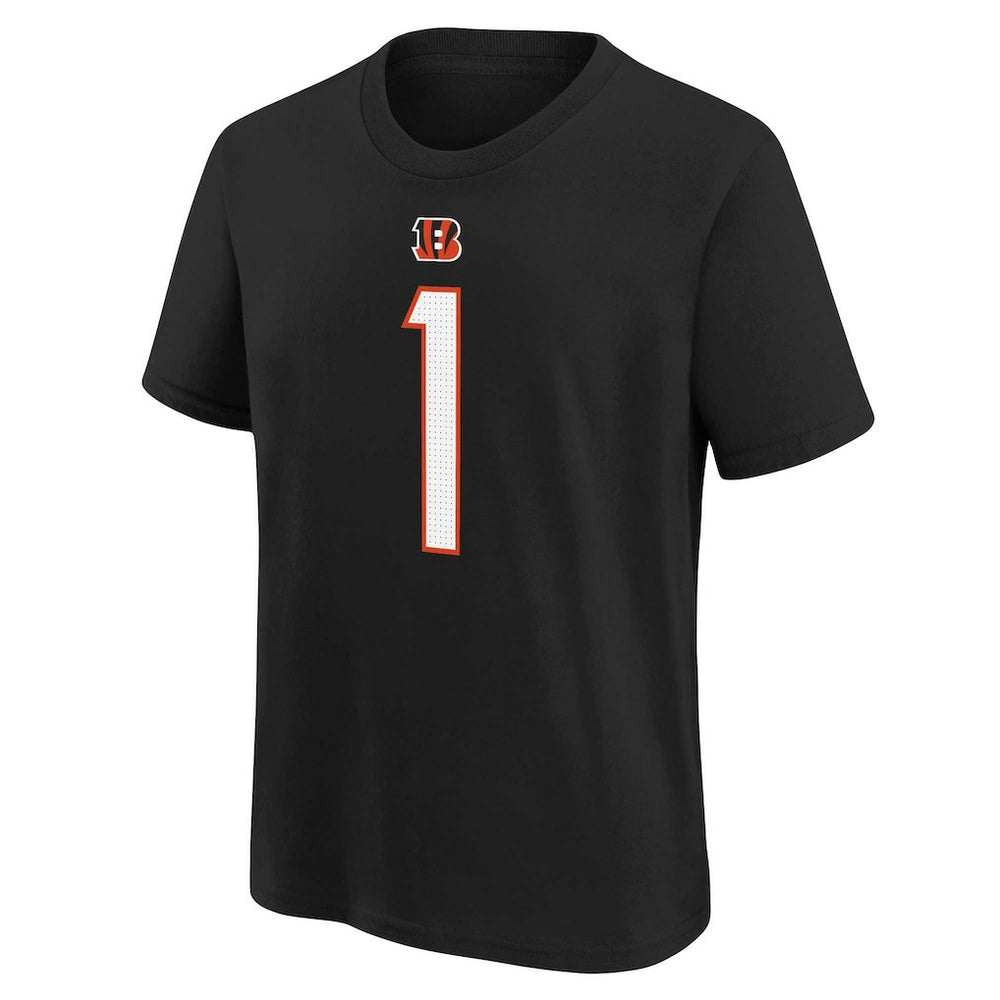 Ja'Marr Chase Cincinnati Bengals Preschool Player Name & Number T-Shirt Black