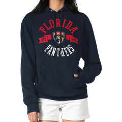 NHL Florida Panthers G-III 4Her by Carl Banks Women's City Graphic Fleece Pullover Hoodie - Navy