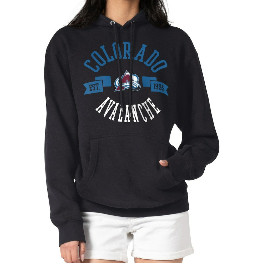 NHL Colorado Avalanche G-III 4Her by Carl Banks Women's City Graphic Fleece Pullover Hoodie - Black