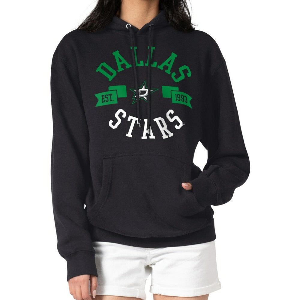 NHL Dallas Stars G-III 4Her by Carl Banks Women's City Graphic Fleece Pullover Hoodie - Black