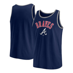 Atlanta Braves Fanatics Bet Tank Top - Navy Tanks
