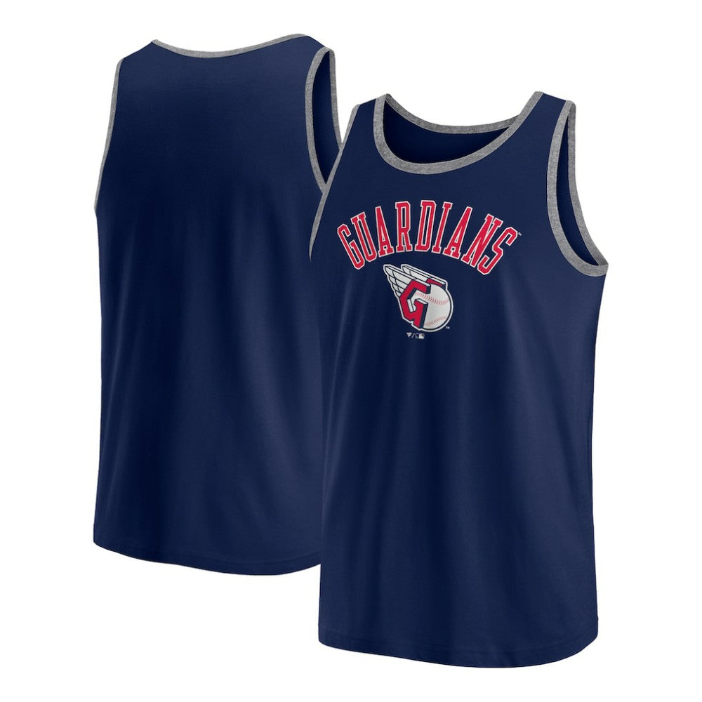 Cleveland Guardians Fanatics Bet Tank Top - Navy Tanks
