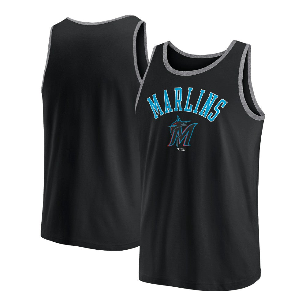 Miami Marlins Fanatics Bet Tank Top - Black Tanks