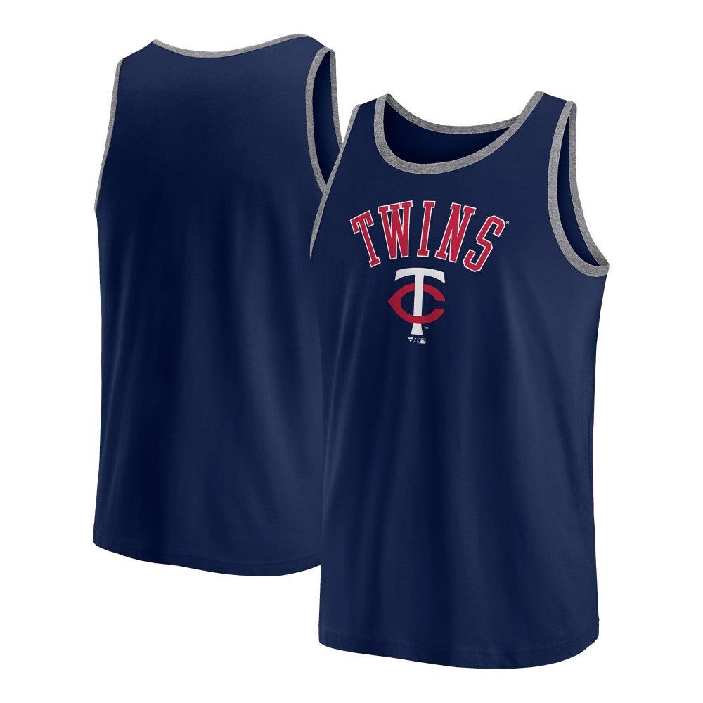 Minnesota Twins Fanatics Bet Tank Top - Navy Tanks