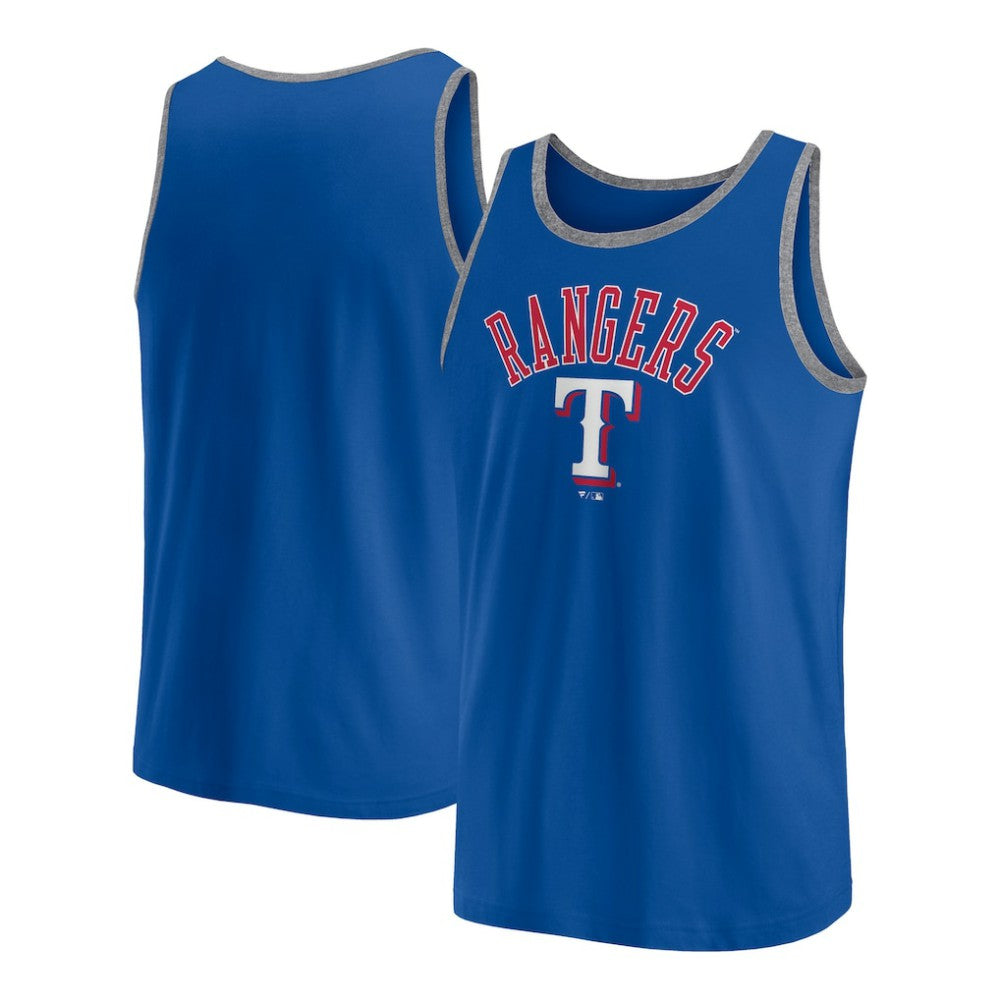 Texas Rangers Fanatics Bet Tank Top - Royal Tanks