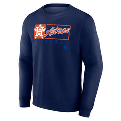 Houston Astros Fanatics Focus Fleece Pullover Sweatshirt - Navy Pullover