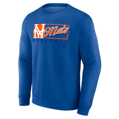 New York Mets Fanatics Focus Fleece Pullover Sweatshirt - Royal Pullover