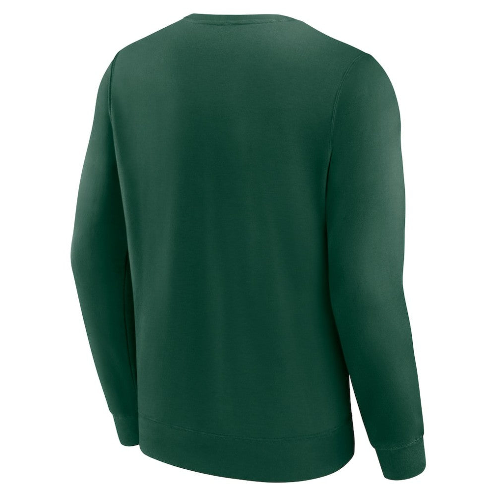 Athletics Fanatics Focus Fleece Pullover Sweatshirt - Green Pullover
