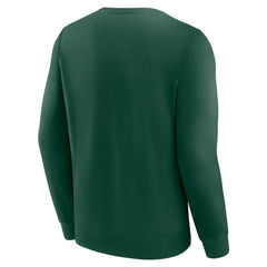 Athletics Fanatics Focus Fleece Pullover Sweatshirt - Green Pullover