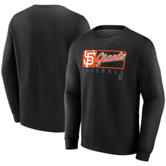 San Francisco Giants Fanatics Focus Fleece Pullover Sweatshirt - Black Pullover