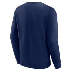 Tampa Bay Rays Fanatics Focus Fleece Pullover Sweatshirt - Navy Pullover