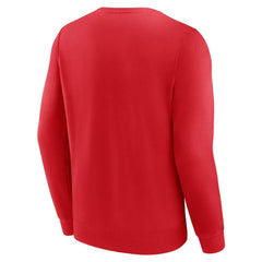 Washington Nationals Fanatics Focus Fleece Pullover Sweatshirt - Red Pullover
