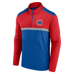 Chicago Cubs Fanatics Unstoppable Quarter-Zip Top - Royal Tops